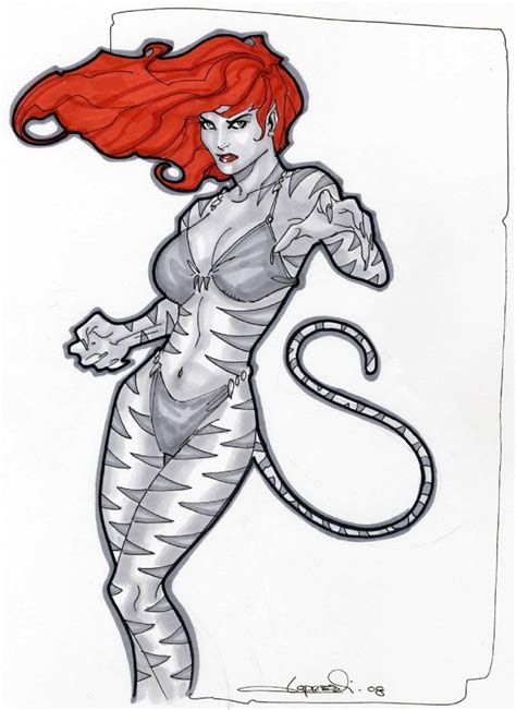 Furry Redhead Superhero Tigra Porn And Pinup Art Pictures Sorted