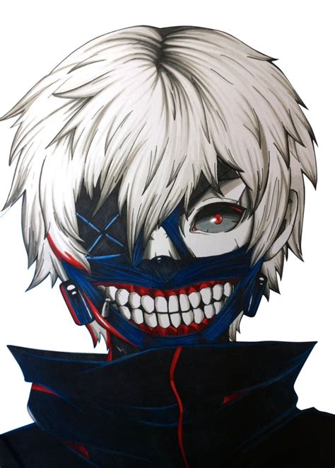 Tokyo Ghoul Kaneki By Oskar Draws On Deviantart