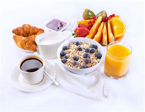 Breakfast Coffee Couple Fruits Juice Lovely Meal Morning