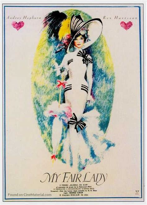 My Fair Lady 1964 Romanian Movie Poster