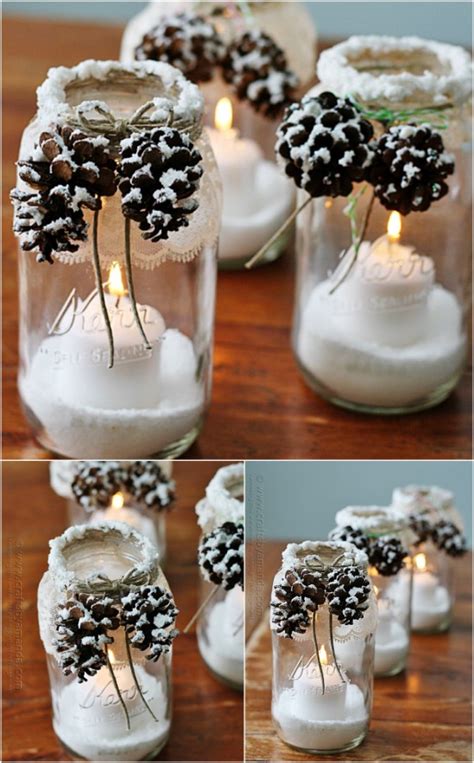 12 Magnificent Mason Jar Christmas Decorations You Can Make Yourself