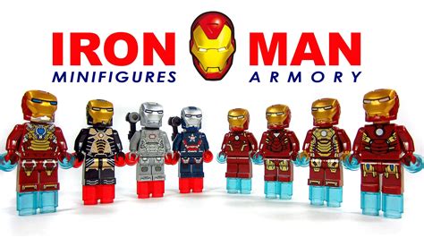 Lego Iron Man Marvel Superhero Knock Off Minifigure Collection Set 1