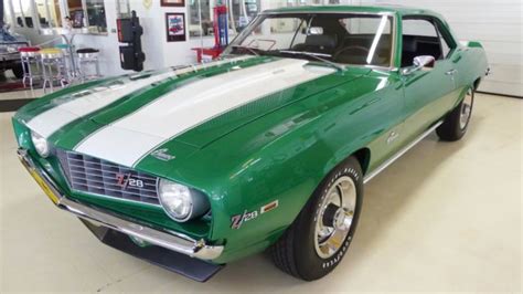 1969 Chevrolet Camaro Z28 Z28 43799 Miles Rallye Green 2 Door Hardtop