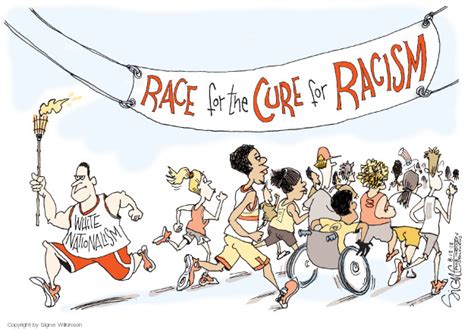 Signe Wilkinsons Editorial Cartoons Racial Discrimination Comics And
