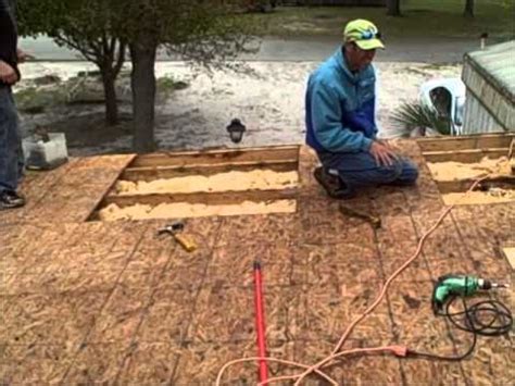 I don't see how a metal roof would add enough weight to. Rubber Roofing over a mobile home - YouTube