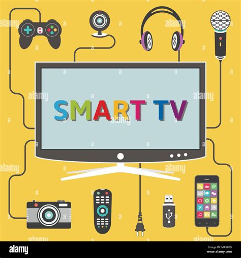 Smart Tvs Stock Vector Images Alamy
