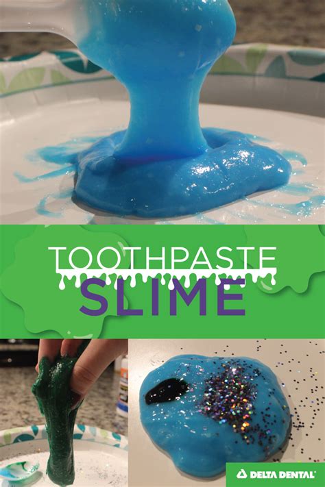 How To Make Diy Toothpaste Slime No Borax Needed Delta Dental Of