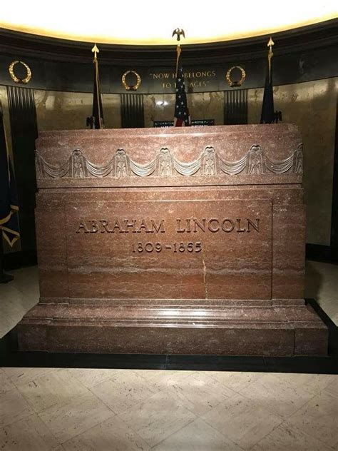 President Abraham Lincolns Tomb At Oakridge Cemetery In Springfield