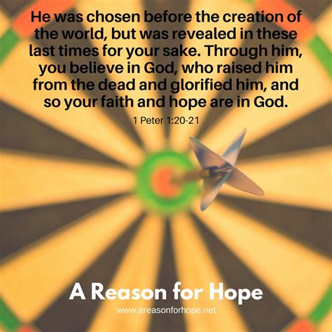 1 Peter 120 21 — A Reason For Hope With Don Patterson