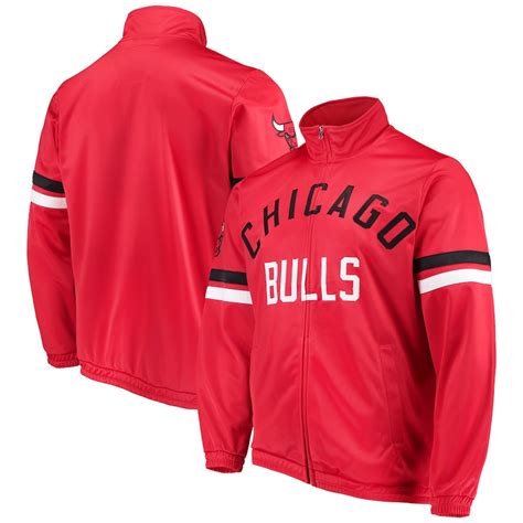 Mens G Iii Sports By Carl Banks Red Chicago Bulls Veteran Tricot Full
