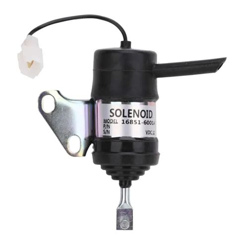 STOP FUEL SHUT Off Solenoid For Kubota Mower G1800 G1800S D662Engine