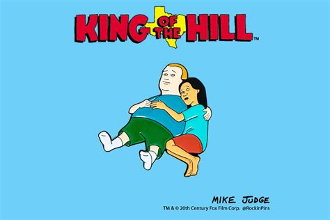 King Of The Hill Bobby And Connie Enamel Pin Etsy