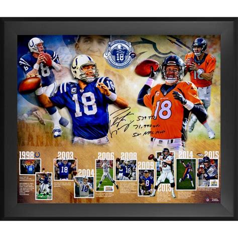 Autographed Denver Broncosindianapolis Colts Peyton Manning Fanatics