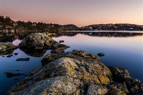 Troldhaugen Sunset Norway Bergen By Paulius Bruzdeilynas Redbubble
