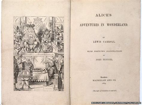 Rare First Edition Of Alices Adventures In Wonderland On Display Bbc