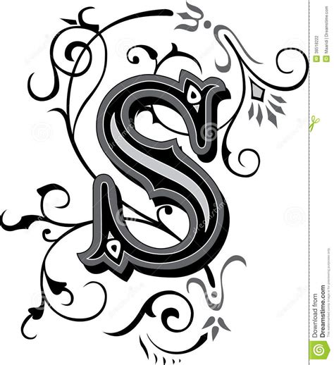 Are you searching for letter t png images or vector? Beautiful Ornament, Letter S Stock Vector - Illustration ...