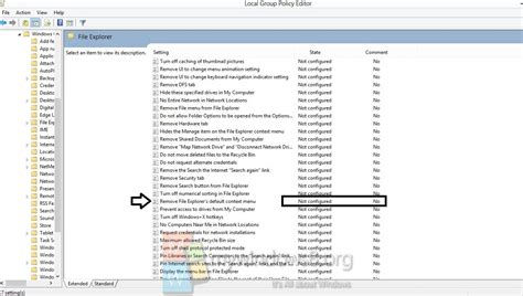 Enable / Disable Windows Explorer Context Menu in Windows 7 / Windows 8.1 / Windows 10