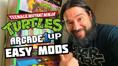 Easy Mods For Tmnt Arcade1up 8 Bit Eric Youtube