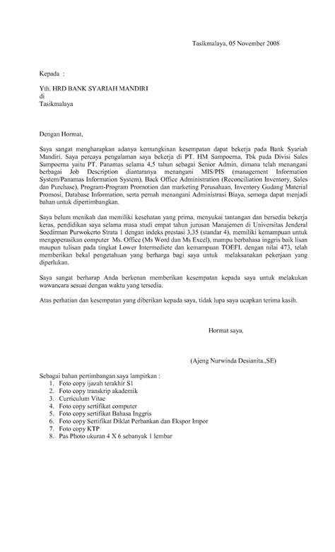 Oleh karena itu, kamu harus pastikan cover letter milikmu tidak cuma menarik perhatian, tapi juga. Surat Lamaran Kerja Outsourcing - ben jobs | Contoh ...
