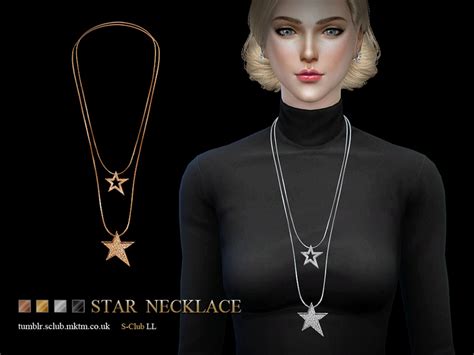 Sims 4 Ccs The Best Necklace By S Club