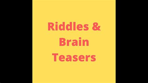 Riddles for adults are always necessary. The Hardest Word Riddles - Riddle 2 - Riddles & Brain ...