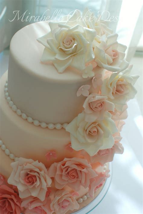 A pink velvet cake, for the uninitiated, is pink in name only. Red Velvet Cake In Shades Of Pink With Gum Paste Roses ...