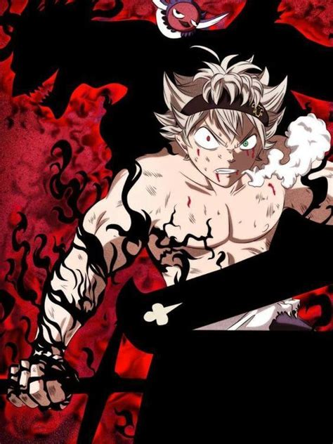 Asta Demon Form Black Clover Blackclover Demon Anime