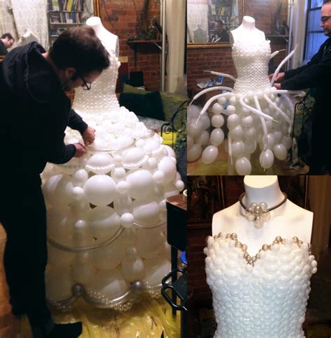 Bridal Shower Features Balloon Wedding Dress The Twisted Balloon Company