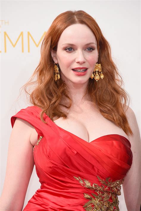 christina hendricks see every dazzling hair and makeup look from the emmys popsugar beauty