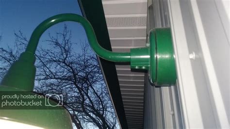 How To Mount Outdoor Lighting To Ribbed Metal Siding The Garage