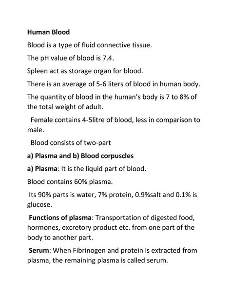 Rbc Wbc And Platelets Useful Human Blood Blood Is A Type Of Fluid