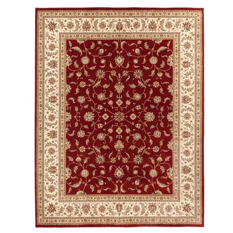 Contemporary rugs can transform any room. Home Decorators Collection Maggie Red 7 ft. 10 in. x 10 ft ...