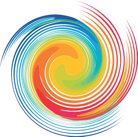 Rainbow Spiral Png Clipart Full Size Clipart 3905700 Pinclipart