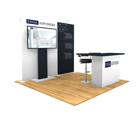 10x10 Turn Key Trade Show Booth Design 1401 Booking Relations