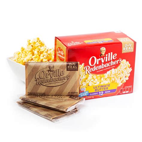 Orville Redenbachers Ultimate Butter Popcorn 12 Piece Box Candy