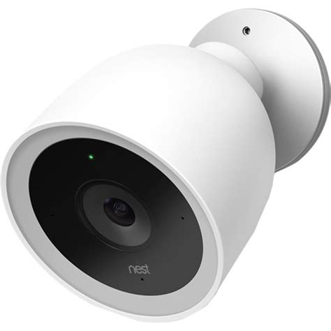 Nest Cam Iq Outdoor Security Camera White Mini Smart Speaker Chalk