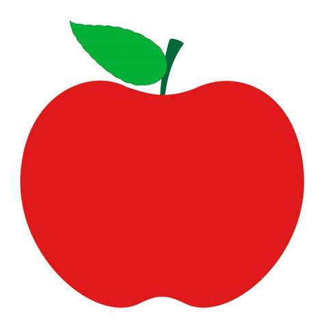 Red Apple Shape — Stock Vector © Baavli 58075839