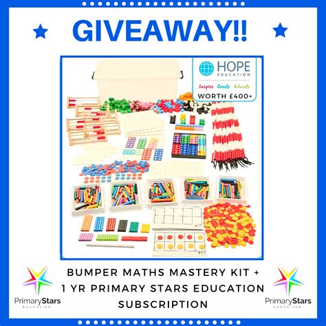 Amazing Giveaway We Have Partnered Up With Hopeducationprimary And