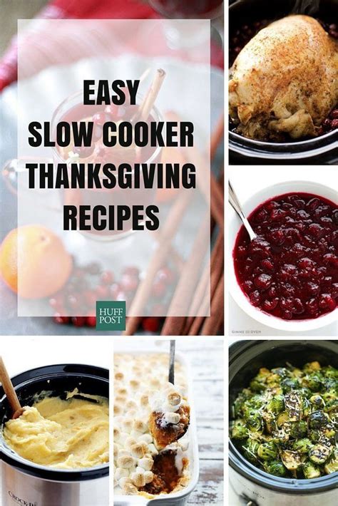 Cooking thanksgiving dinner starts well before november the best precooked thanksgiving dinner.looking for the perfect hostess present? How To Make Thanksgiving Dinner In Your Slow Cooker | Thanksgiving recipes, Food recipes, Slow ...
