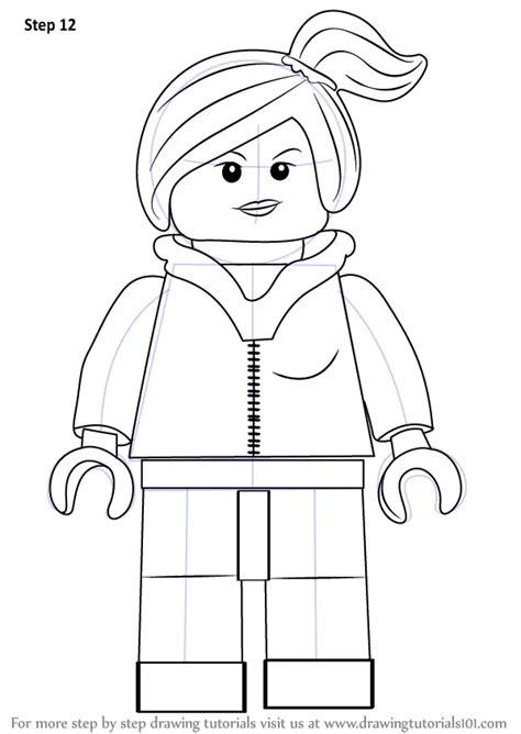 Learn How To Draw Wyldstyle From The Lego Movie The Lego Movie Step