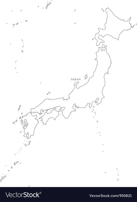 Outline Map Of Japan Outline Map Of Japan Vector Images Over 1 000