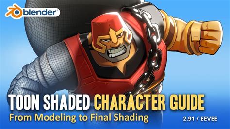 Toon Shaded Character Guide From Modeling To Final Shading Blender 2