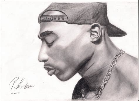 Cool 2pac Drawing What Ieight Today