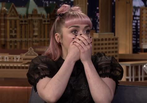 Maisie Williams Pranked The Fallon Audience With A Huge Got