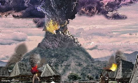 Asal Mula Meletusnya Gunung Tambora 1815 ~ Kebudayaan Bima Dompu