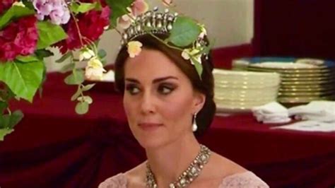 Kate Middleton Opts For A Gown With A Very Daring Neckline At The