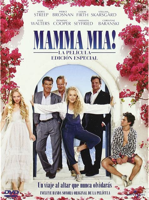 Mamma Mia Ed Esp Bso Import Dvd Amanda Seyfried Colin Firth Me Amazon De Meryl