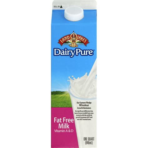 Land O Lakes Milk Fat Free 1 Qt Instacart