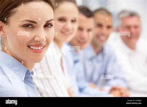 Team Of Business People Stock Photo Alamy