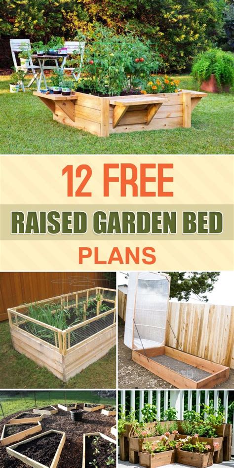 You may also like these ourdoor garden beds to your grow vegetables in your garden: 12 Free Raised Garden Bed Plans | Raised garden bed plans, Raised garden, Building a raised garden